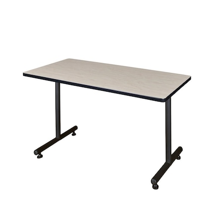 Kobe Rectangle Training Table, 42" W, 29" H, Laminate Top, Maple MKTRCT4224PL